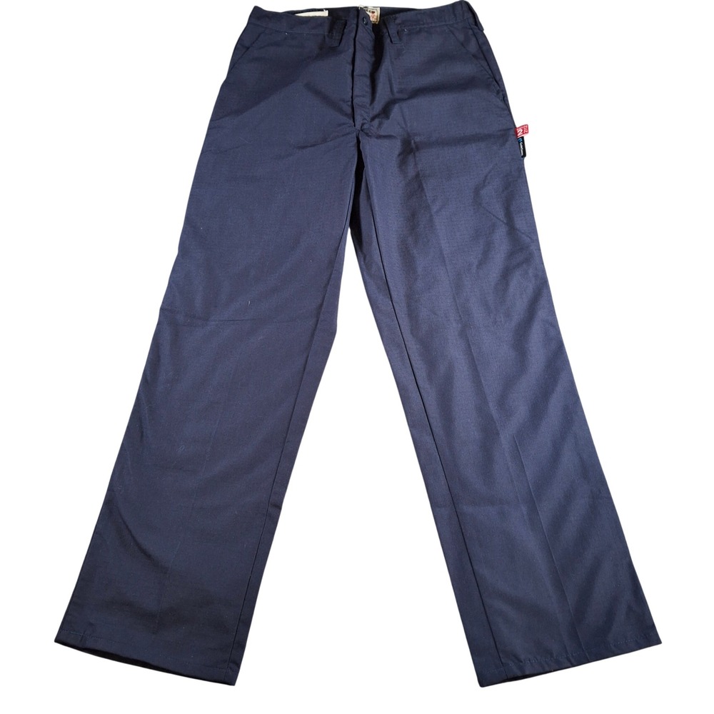 Reed FR Mens Blue Flame Resistant Work Pants CAT 2 NFPA 2112 34x30 Fit 33x29